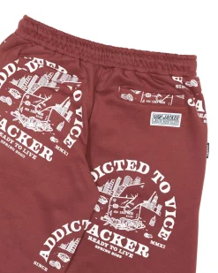 Jacker Addicted-Sweatpant-Brick