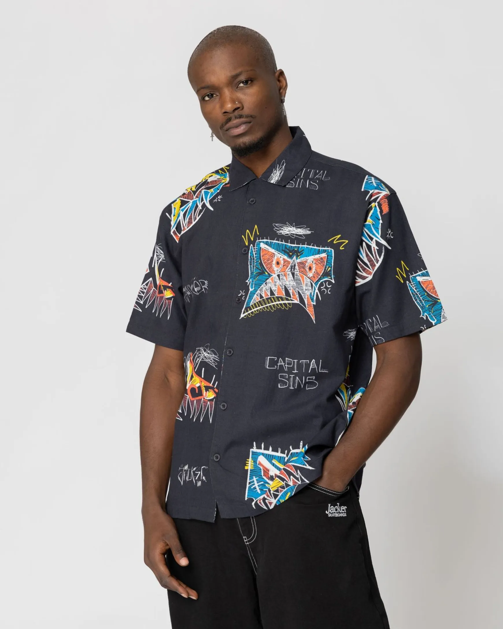 Jacker Angry-Shirt-Black