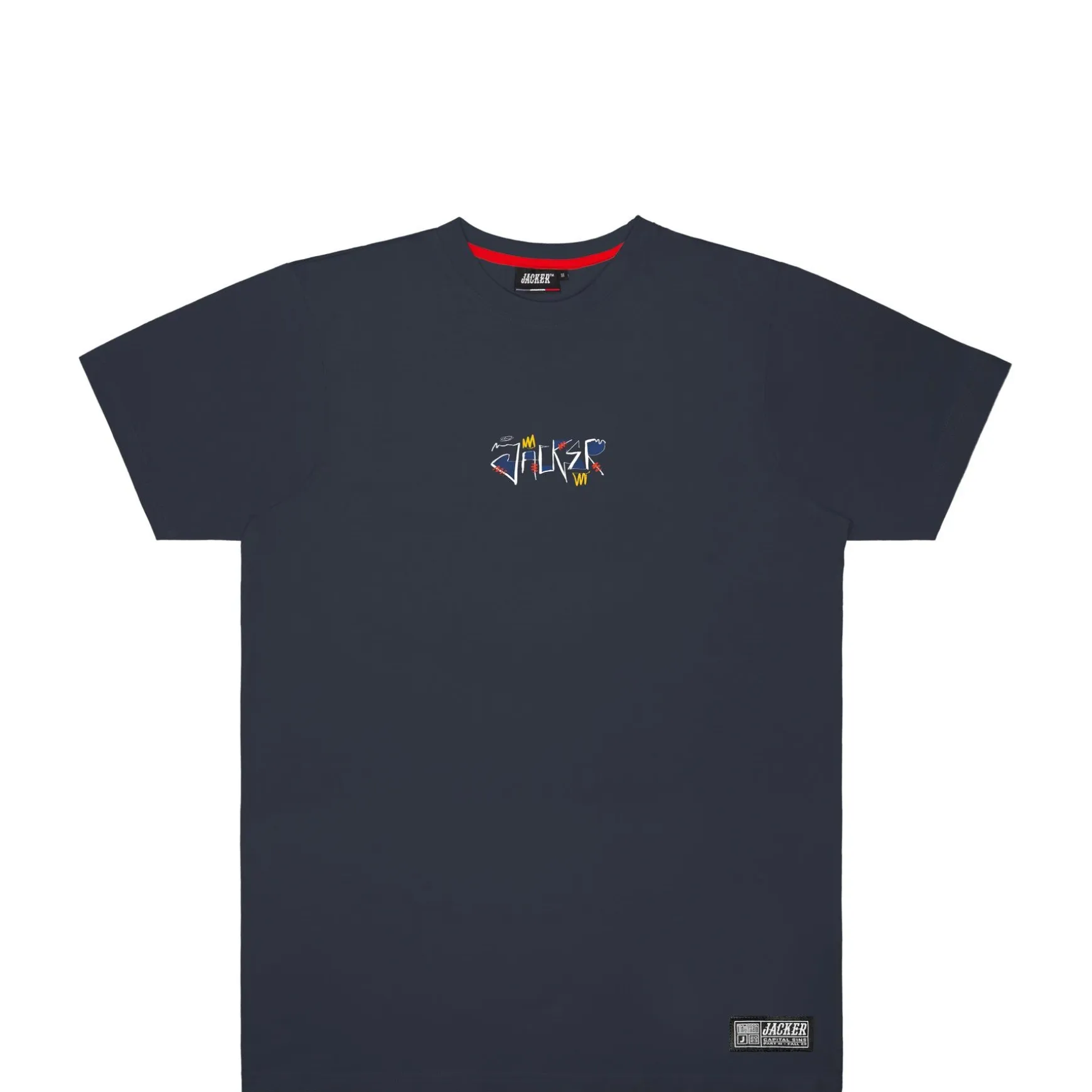 Jacker Angry-T-Shirt-Navy