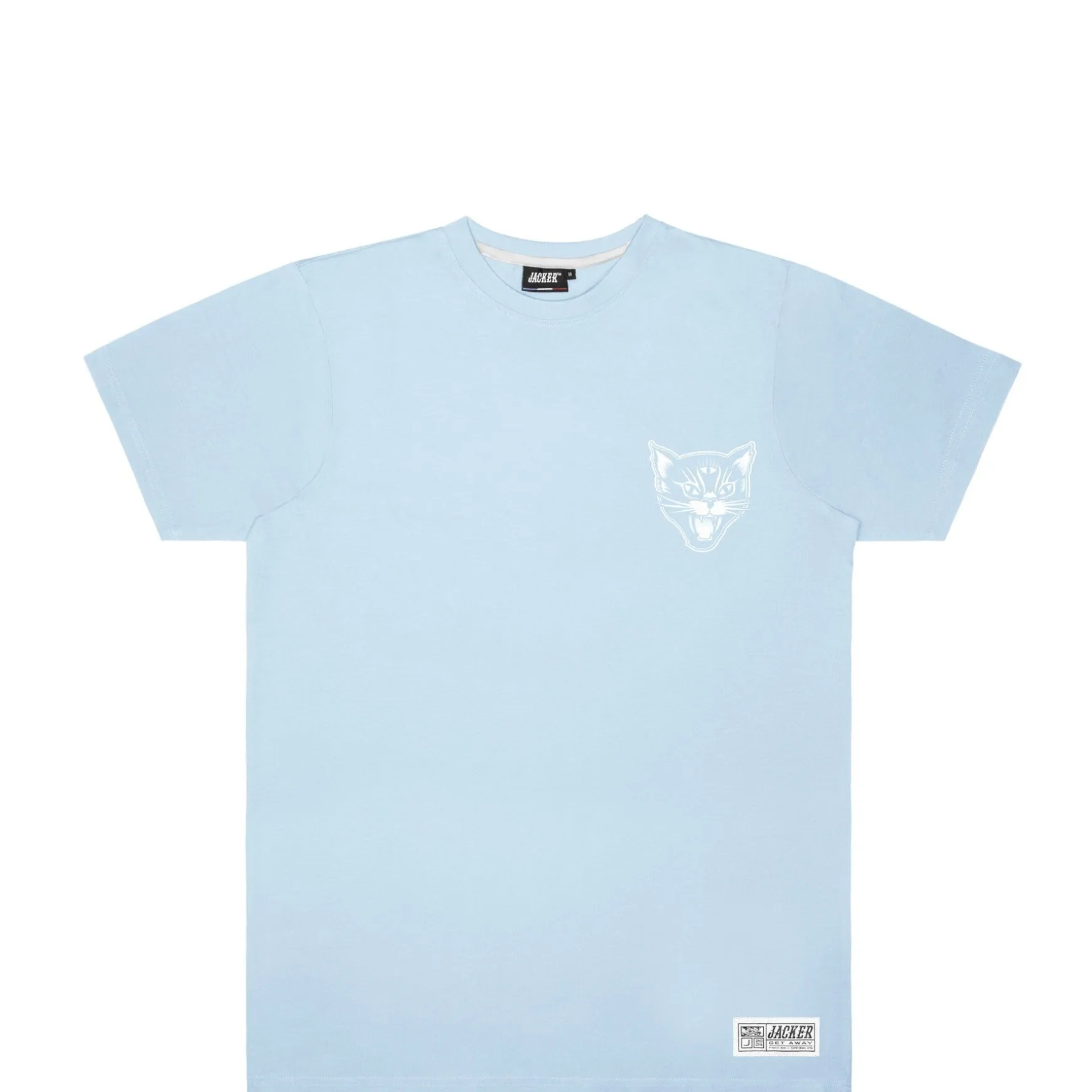 Jacker Black Cats T-Shirt-Baby Blue