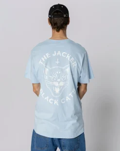 Jacker Black Cats T-Shirt-Baby Blue