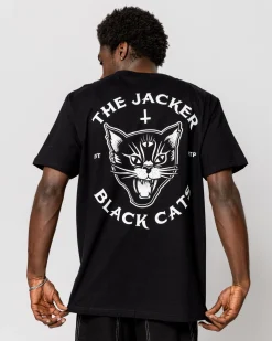 Jacker Black Cats-T-Shirt-Black