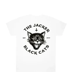 Jacker Black Cats-T-Shirt-White