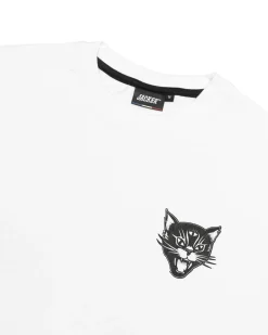 Jacker Black Cats-T-Shirt-White