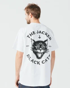 Jacker Black Cats-T-Shirt-White