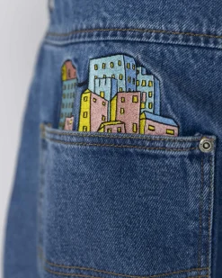 Jacker City Tour Denim Baggy Pant-Blue