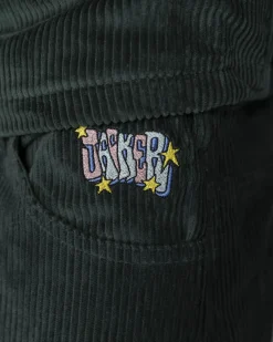 Jacker City Tour Extra Baggy Pant Corduroy-Dark Green