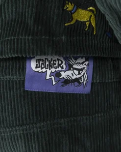 Jacker City Tour Extra Baggy Pant Corduroy-Dark Green