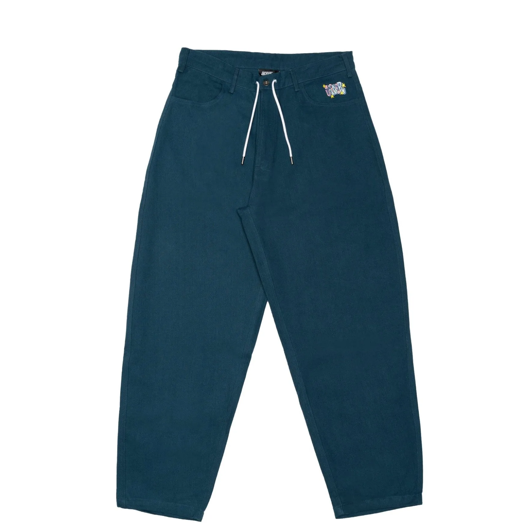 Jacker City Tour Extra Baggy Pant-Petrol Blue