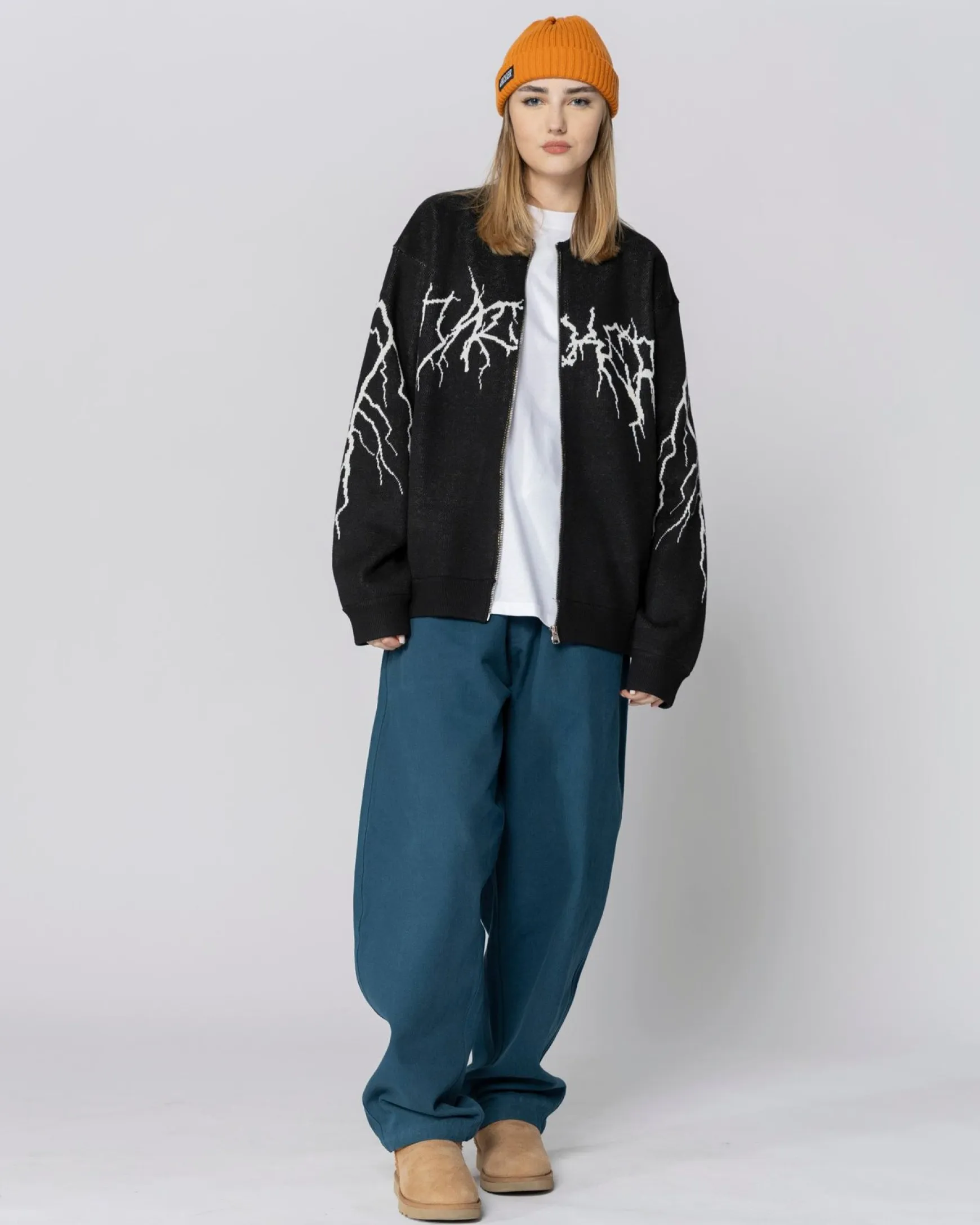 Jacker City Tour Extra Baggy Pant-Petrol Blue