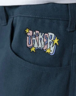 Jacker City Tour Extra Baggy Pant-Petrol Blue