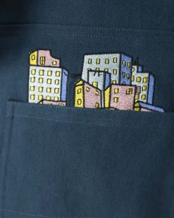 Jacker City Tour Extra Baggy Pant-Petrol Blue