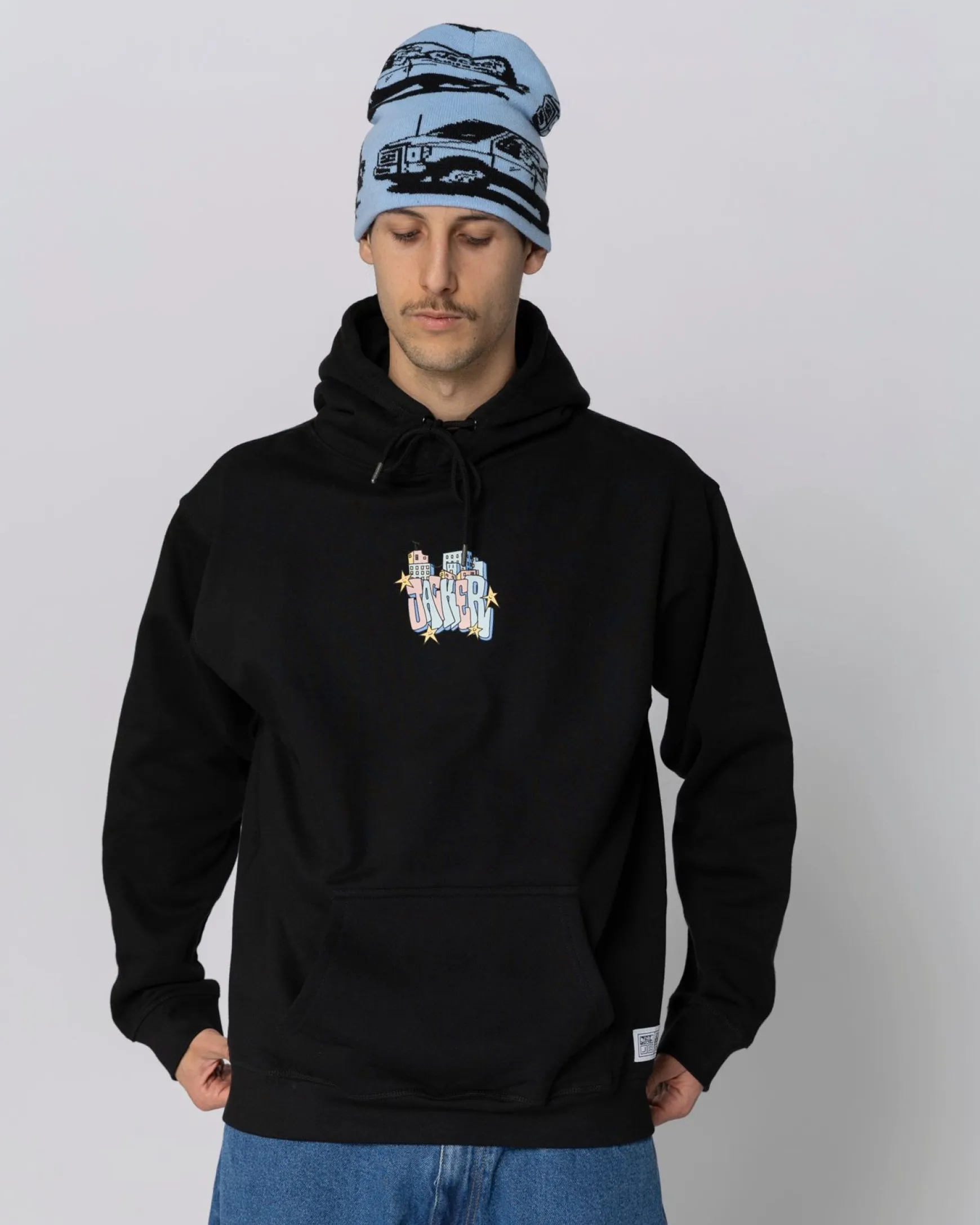 Jacker City Tour Hoodie-Black