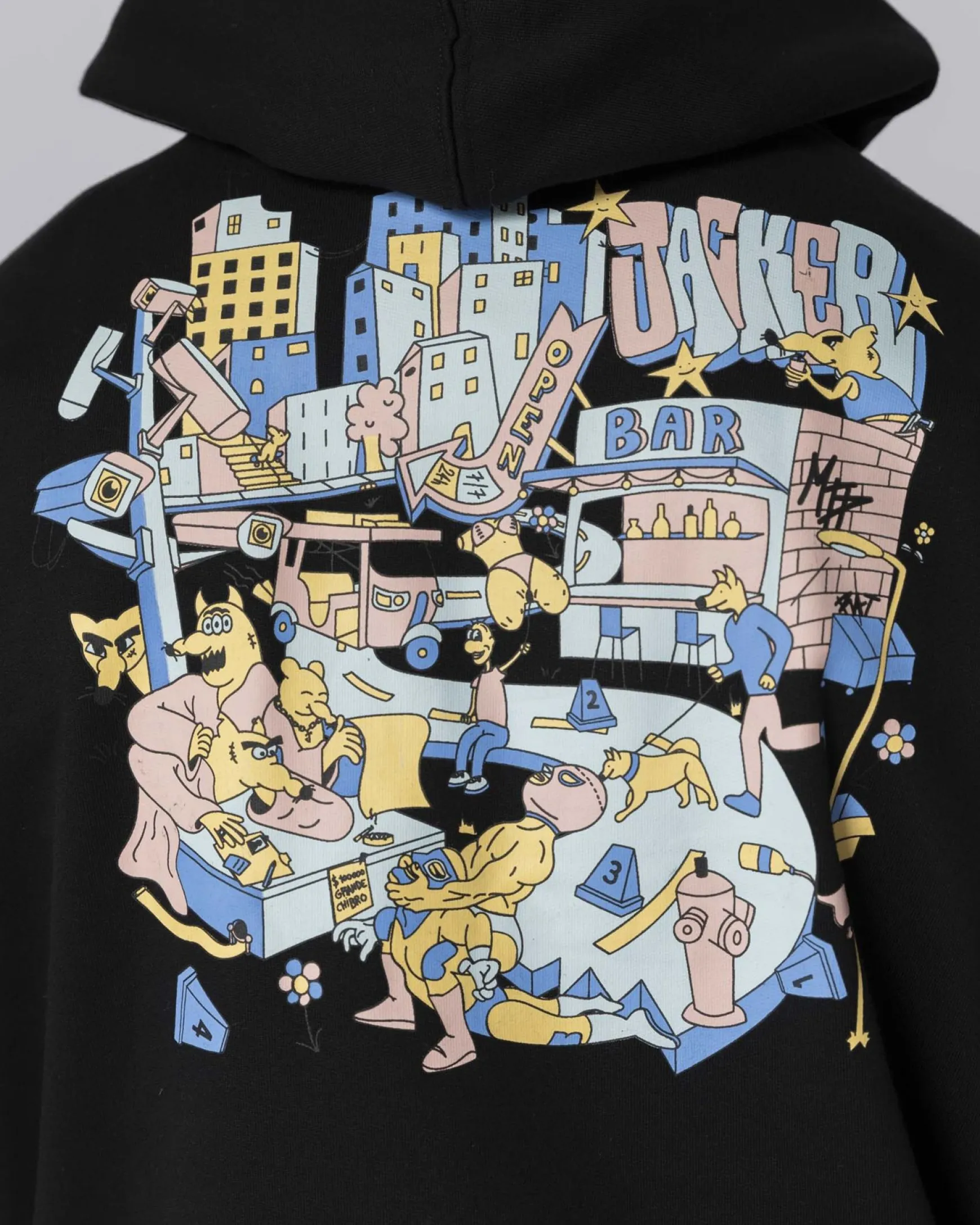 Jacker City Tour Hoodie-Black