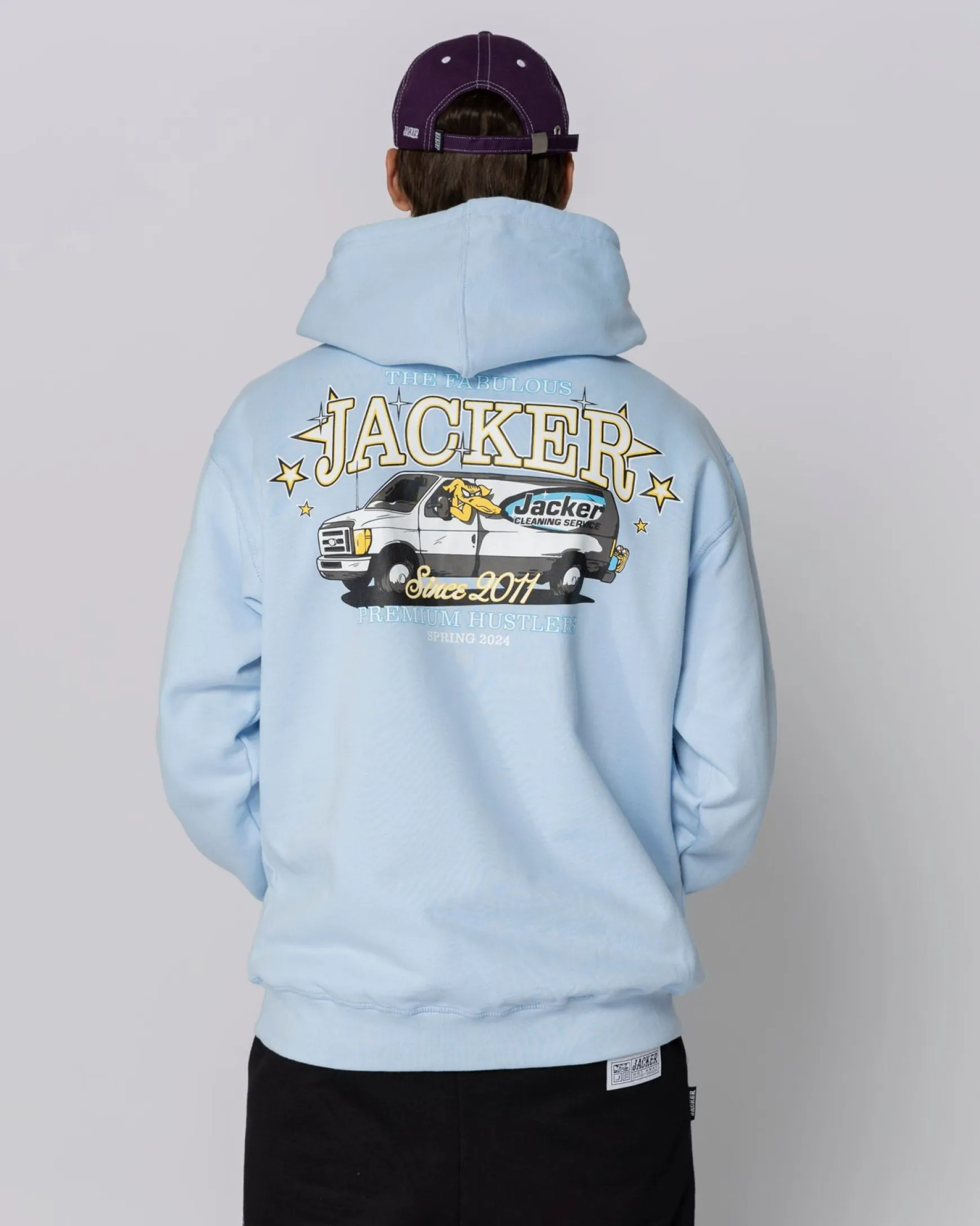 Jacker Cleaner Hoodie-Blue