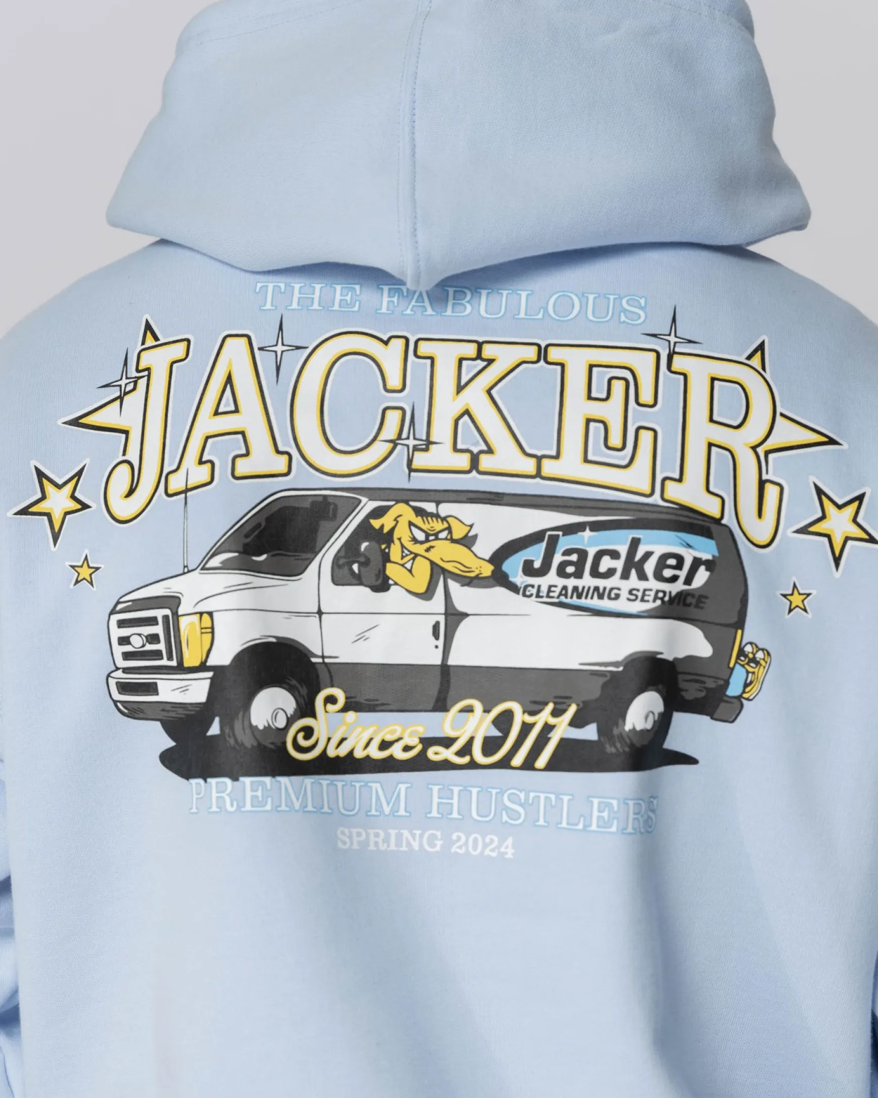 Jacker Cleaner Hoodie-Blue