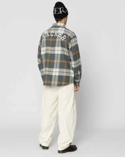 Jacker College Tartan-Shirt-Green