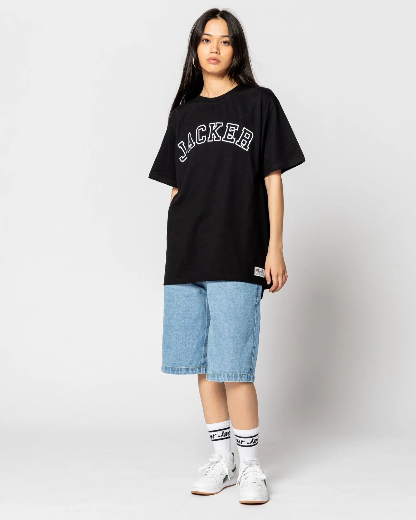 Jacker College Tee-T-Shirt-Double Black