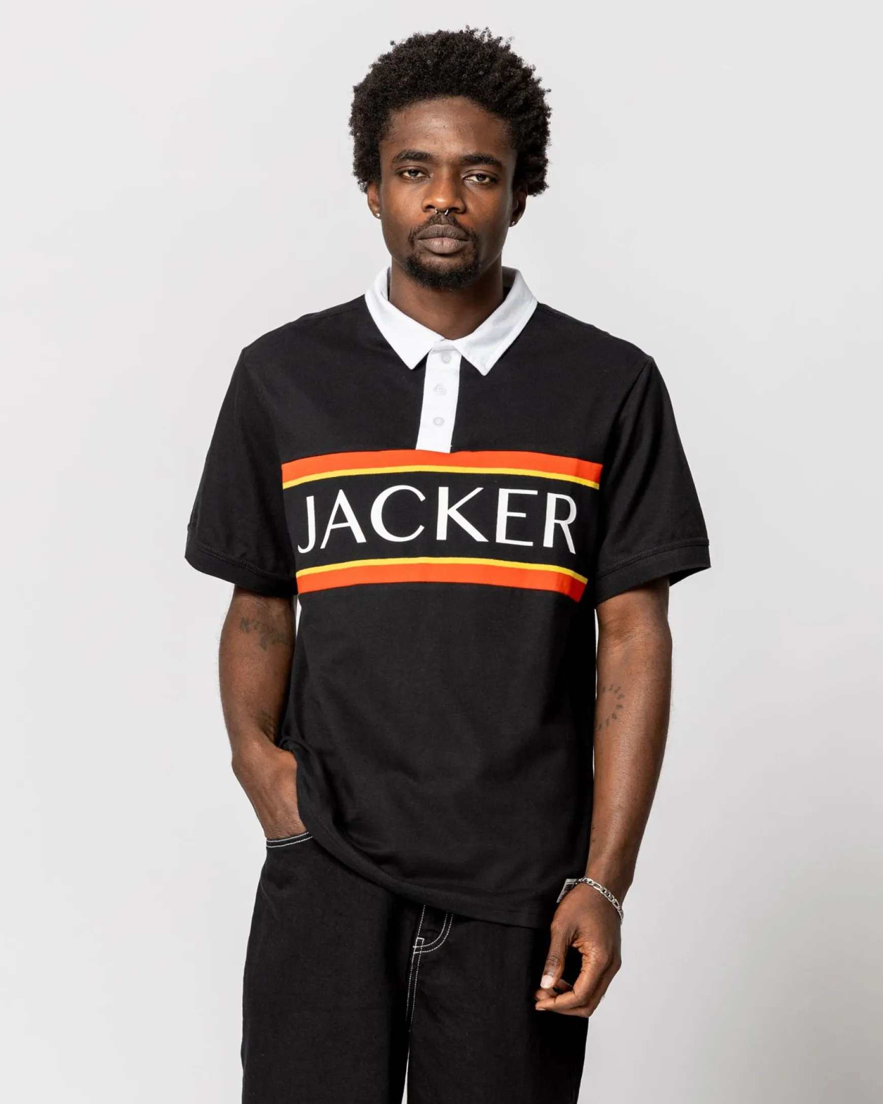 Jacker Country Club-Polo-Black