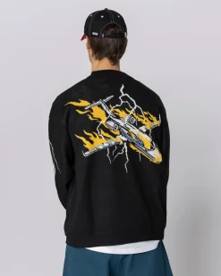 Jacker Crash Bomber Knit-Black