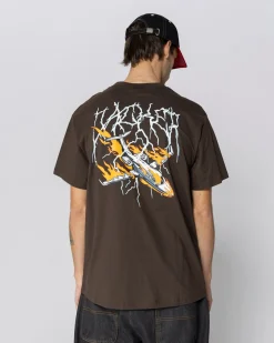 Jacker Crash T-Shirt-Brown