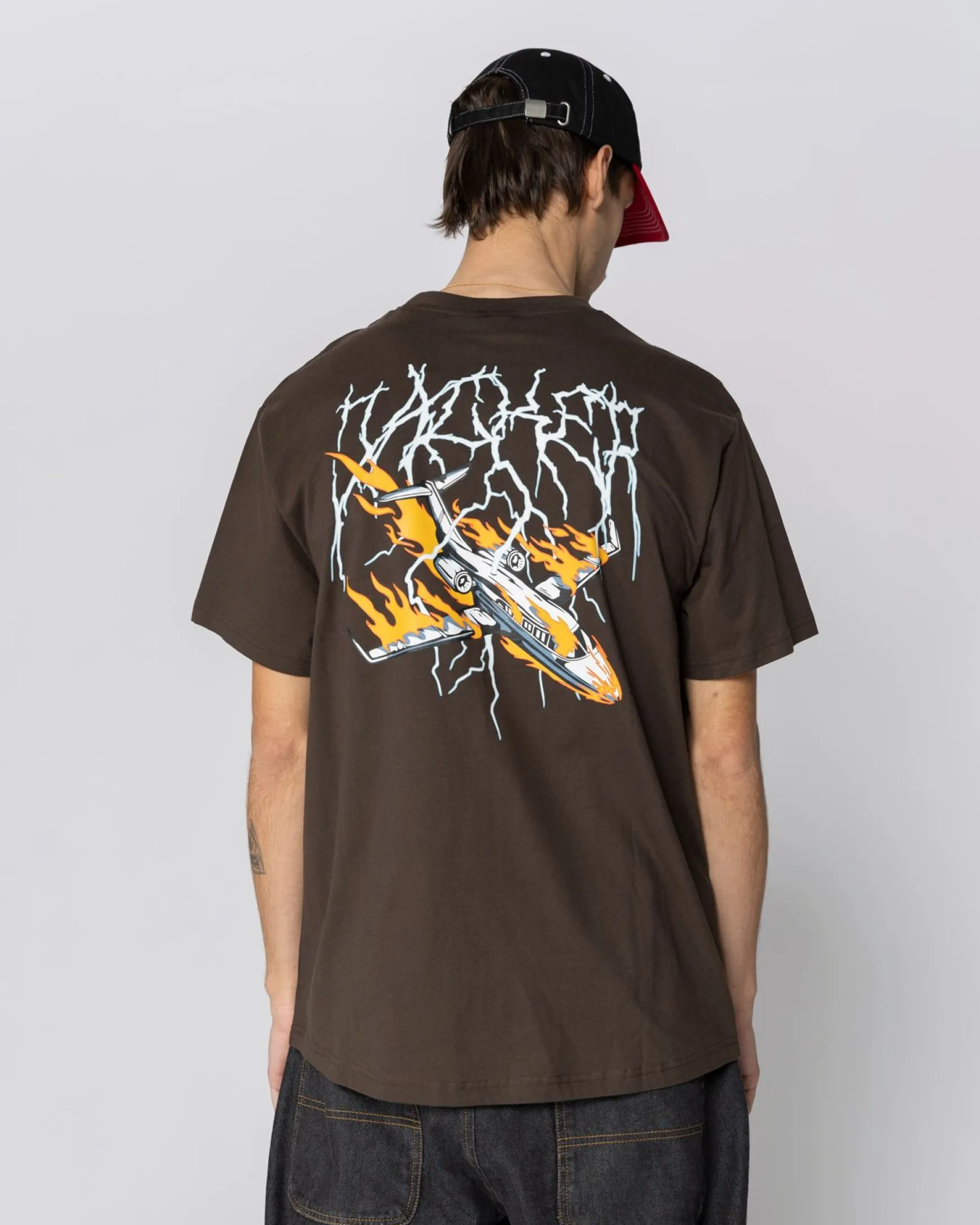 Jacker Crash T-Shirt-Brown