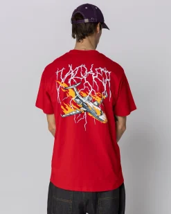 Jacker Crash T-Shirt-Red