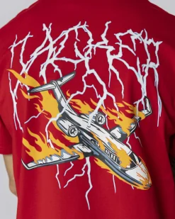 Jacker Crash T-Shirt-Red