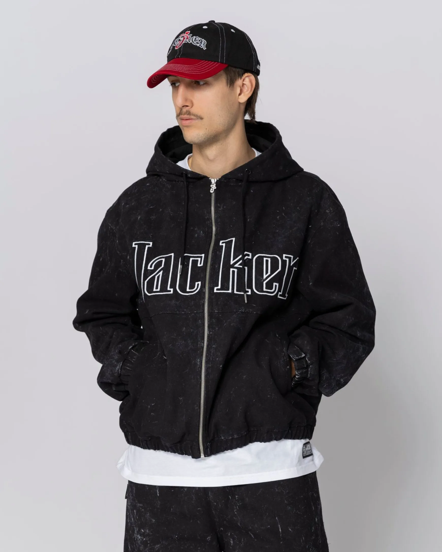 Jacker Darkside Jacket Stonewash-Black