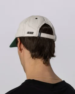 Jacker Double Jay Cap-Beige/Green