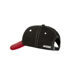 Jacker Double Jay Cap-Black/Red