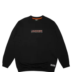 Jacker Euroskate Logo-Crewneck-Black
