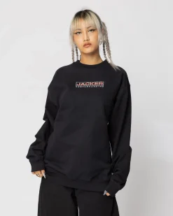 Jacker Euroskate Logo-Crewneck-Black