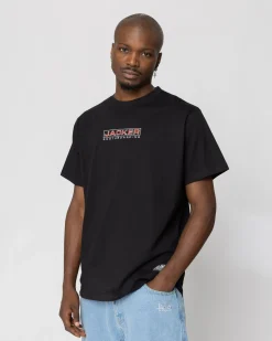 Jacker Euroskate Logo-T-Shirt-Black