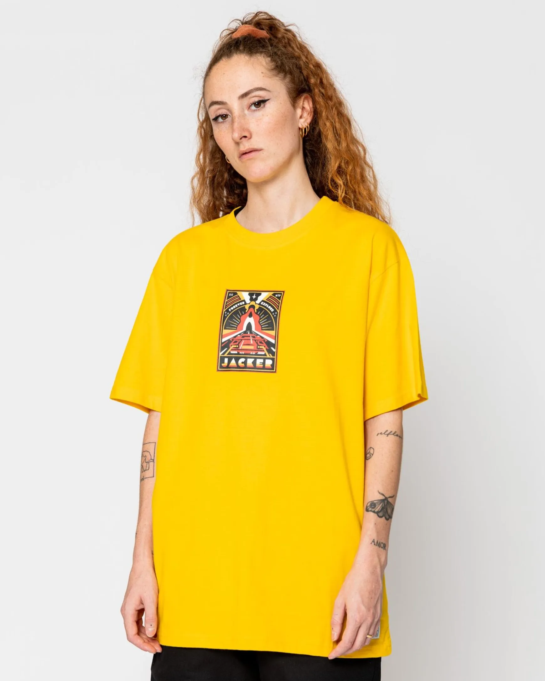 Jacker Explorer-T-Shirt-Yellow