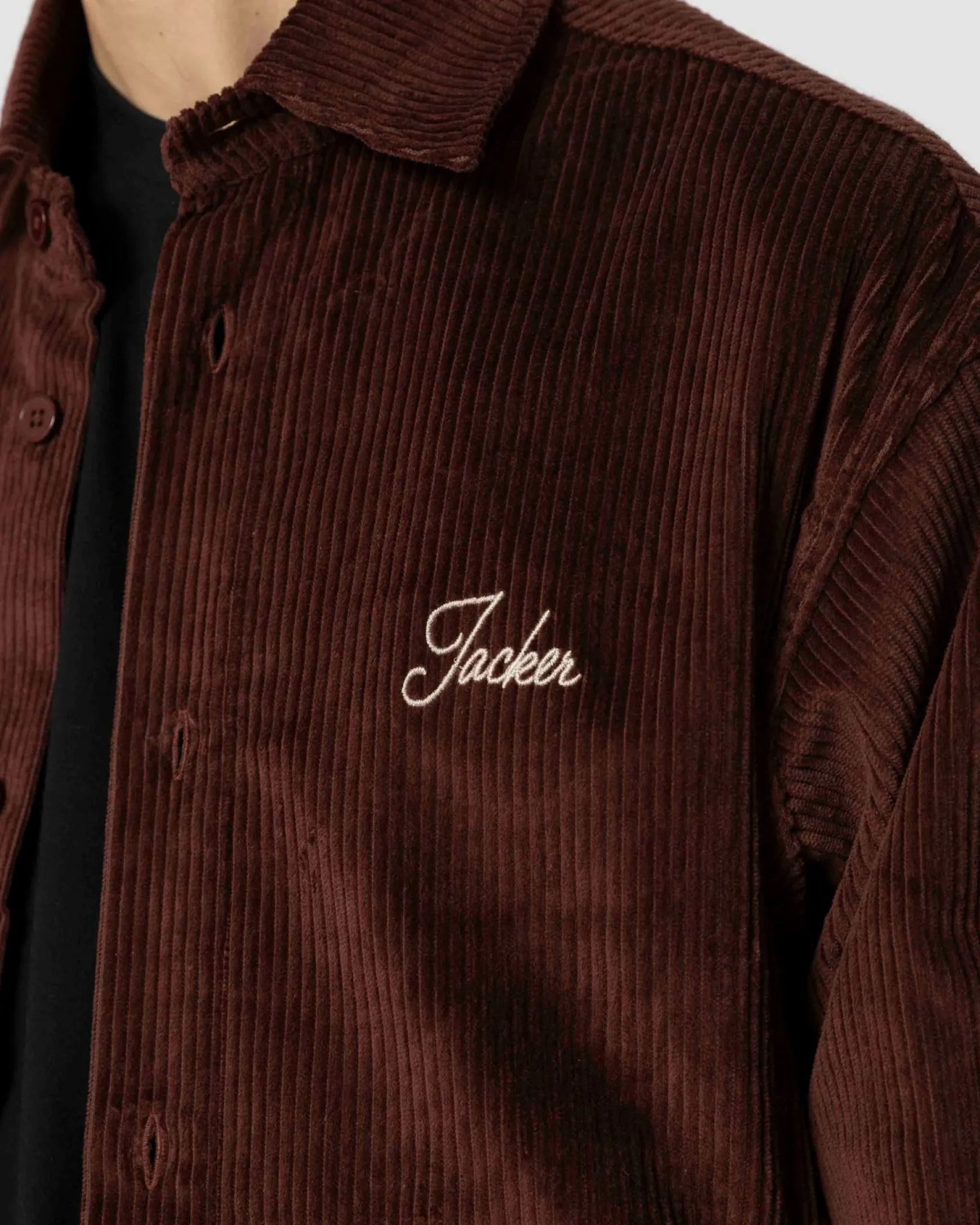 Jacker Forever-Overshirt-Brown