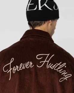 Jacker Forever-Overshirt-Brown