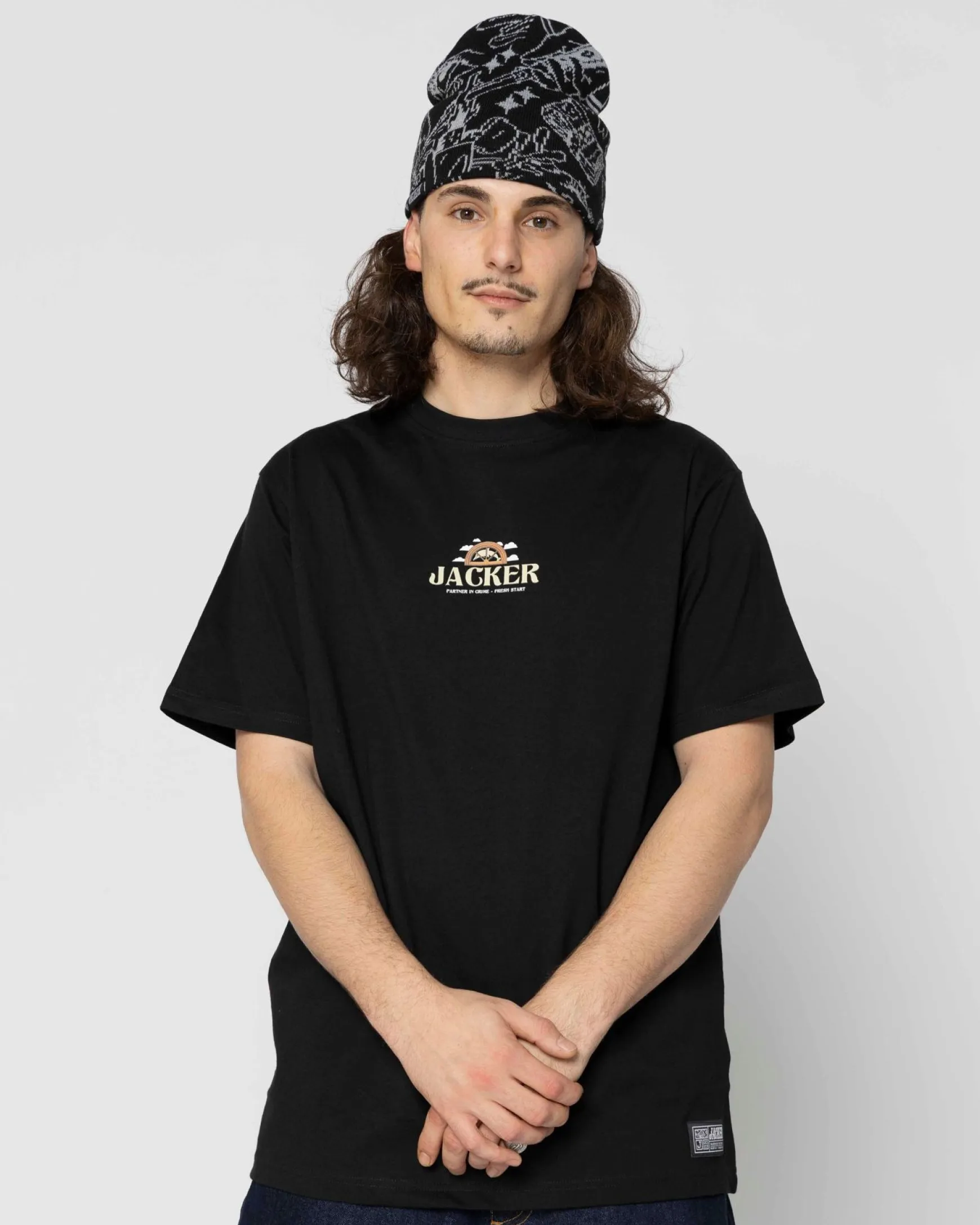 Jacker Fresh Start-T-Shirt-Black