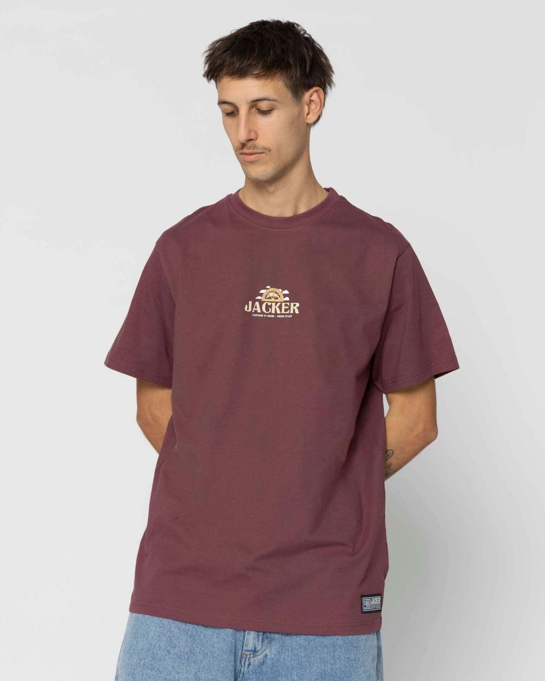 Jacker Fresh Start-T-Shirt-Brick