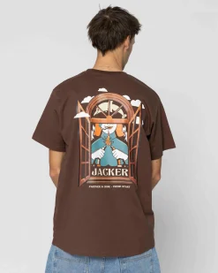 Jacker Fresh Start-T-Shirt-Brown