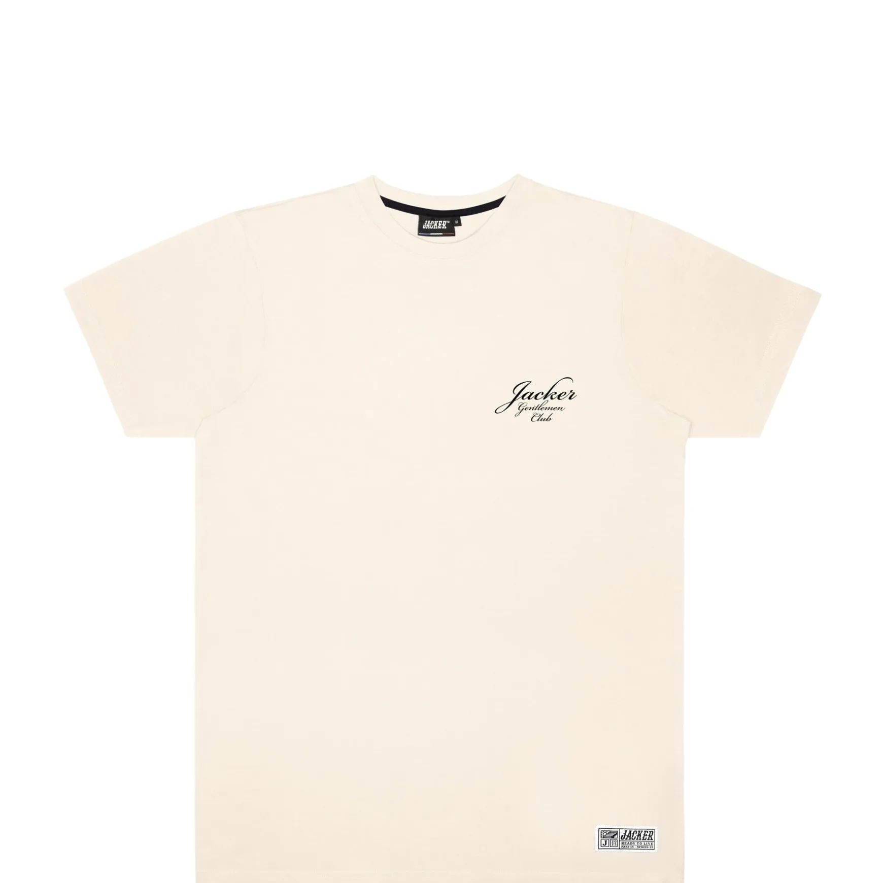 Jacker Gentlemen Club-T-Shirt-Beige