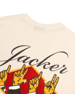 Jacker Gentlemen Club-T-Shirt-Beige