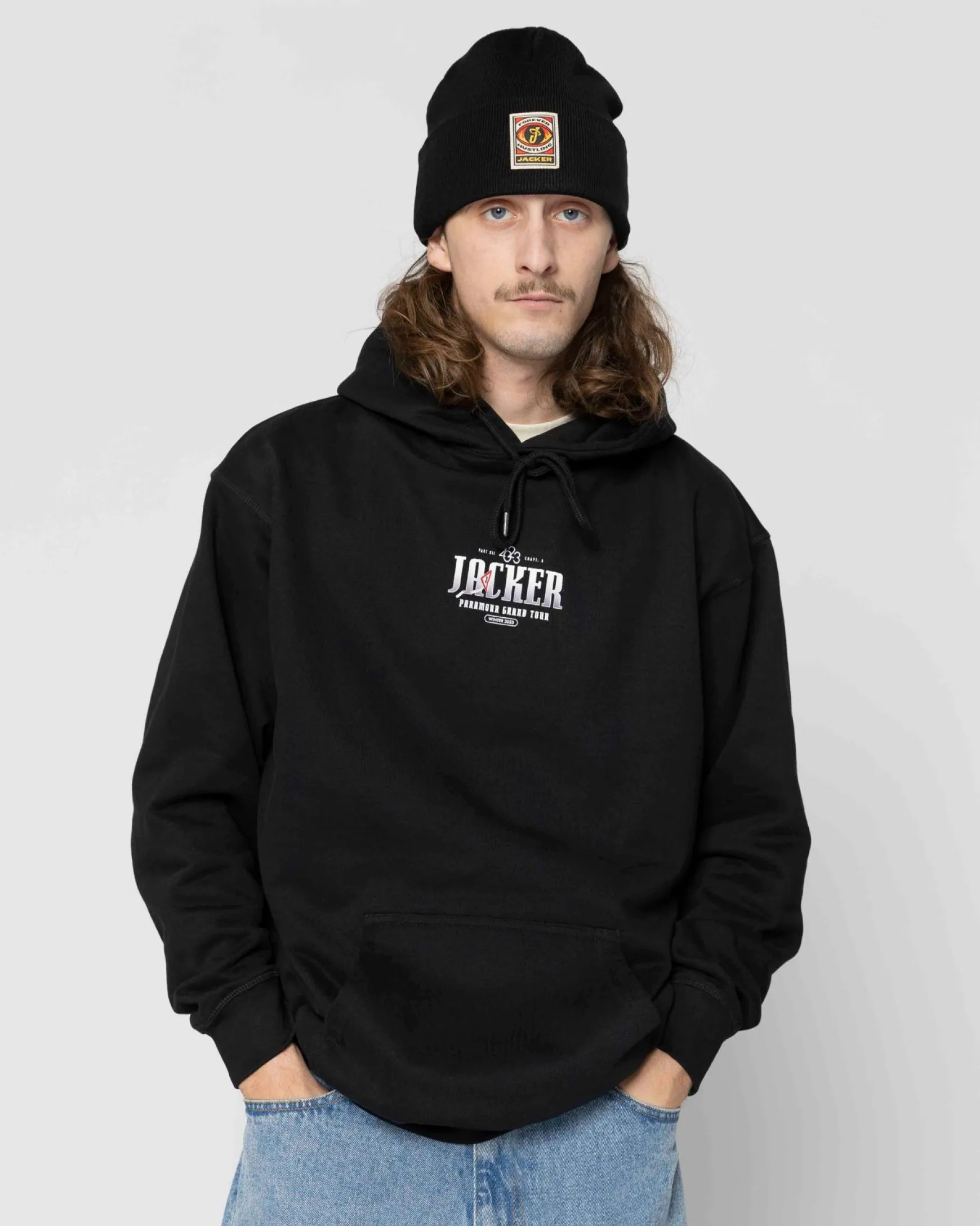 Jacker Grand Tour-Hoodie-Black