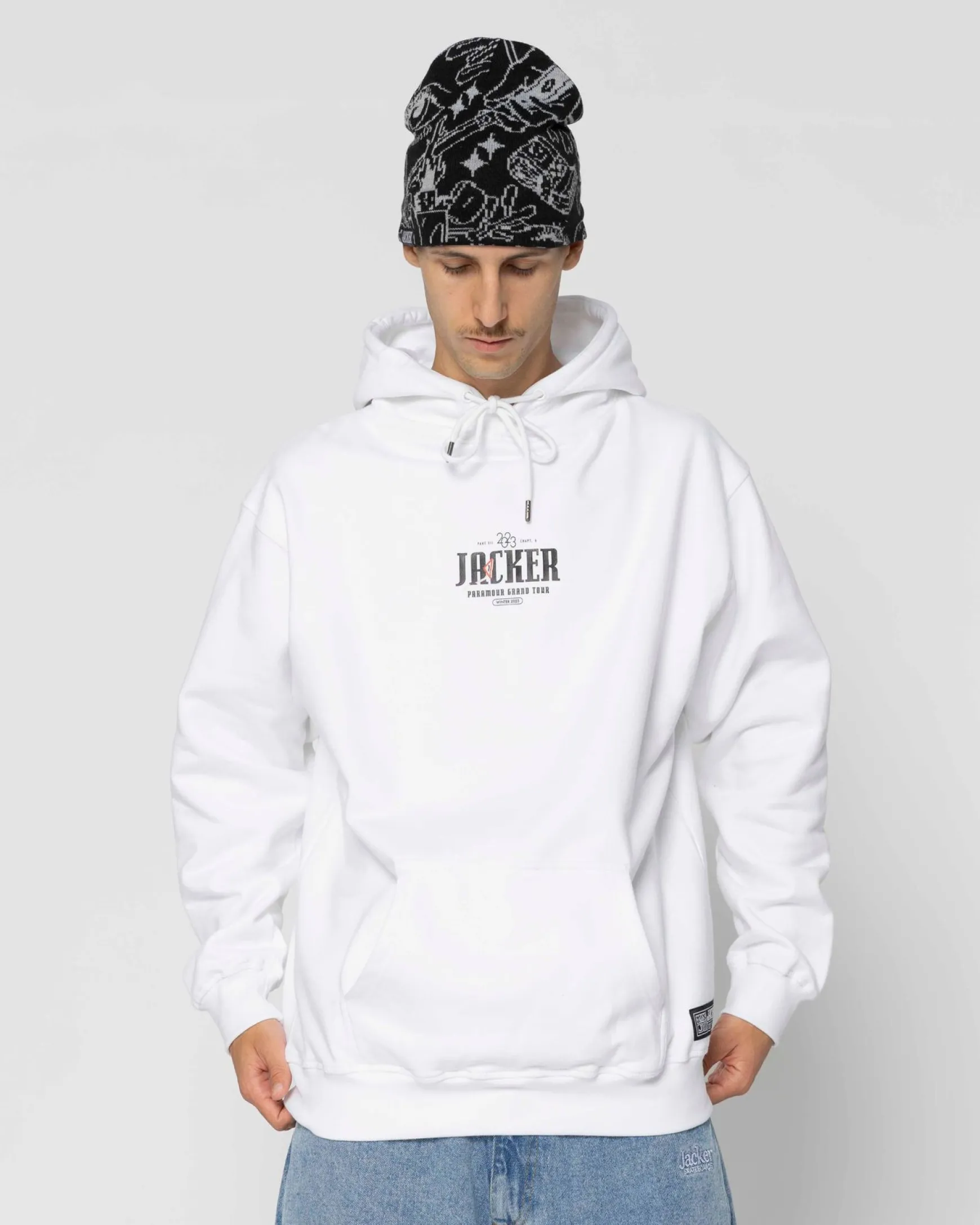 Jacker Grand Tour-Hoodie-White
