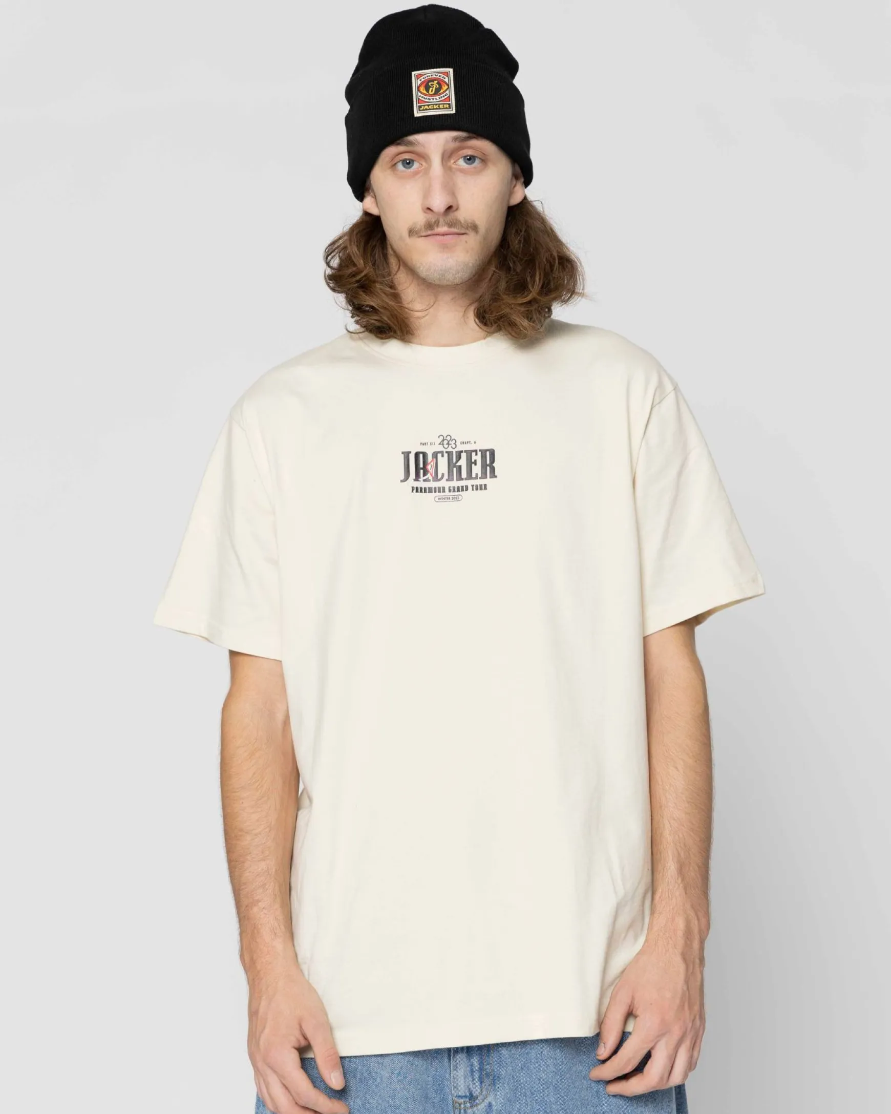 Jacker Grand Tour-T-Shirt-Beige