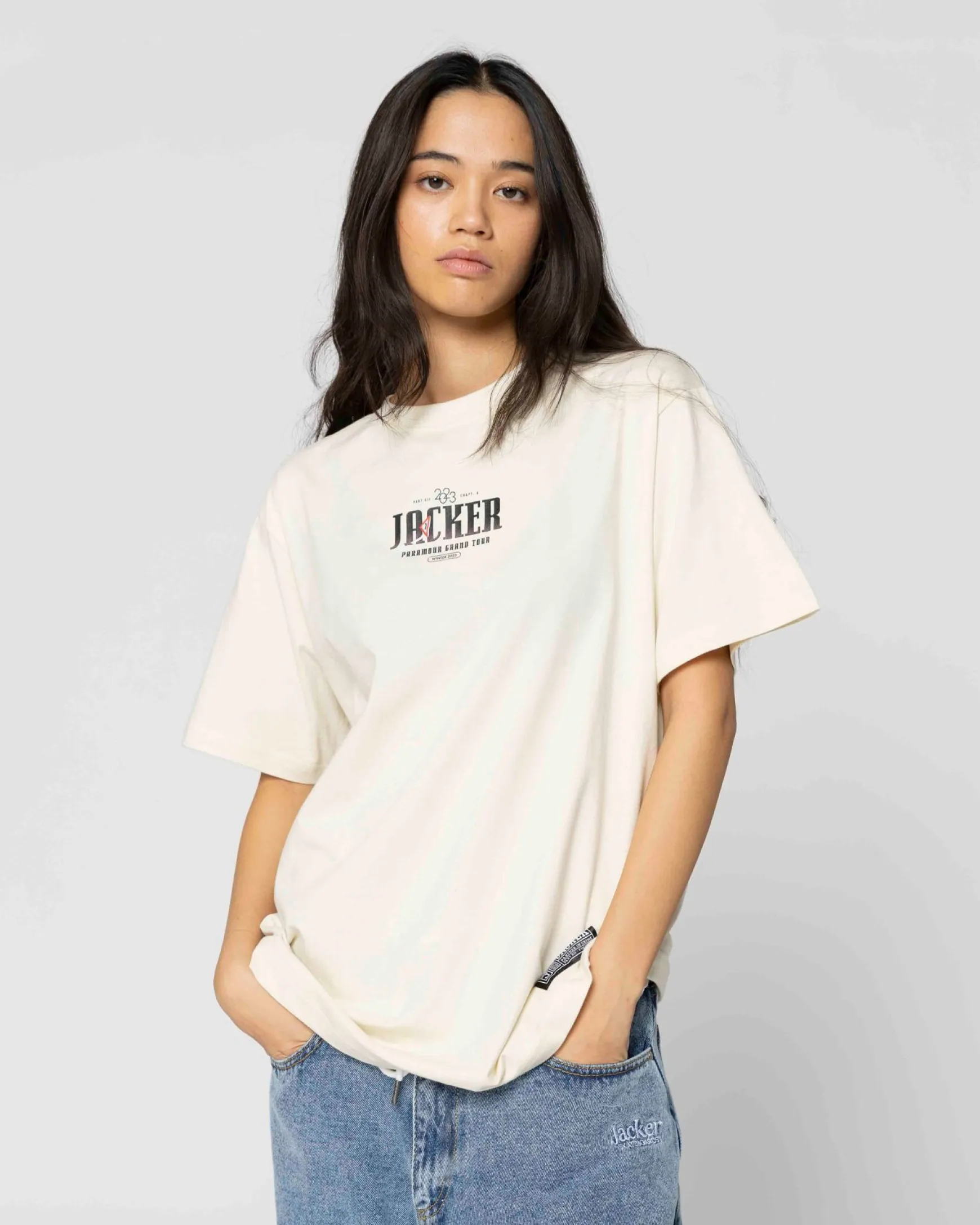 Jacker Grand Tour-T-Shirt-Beige