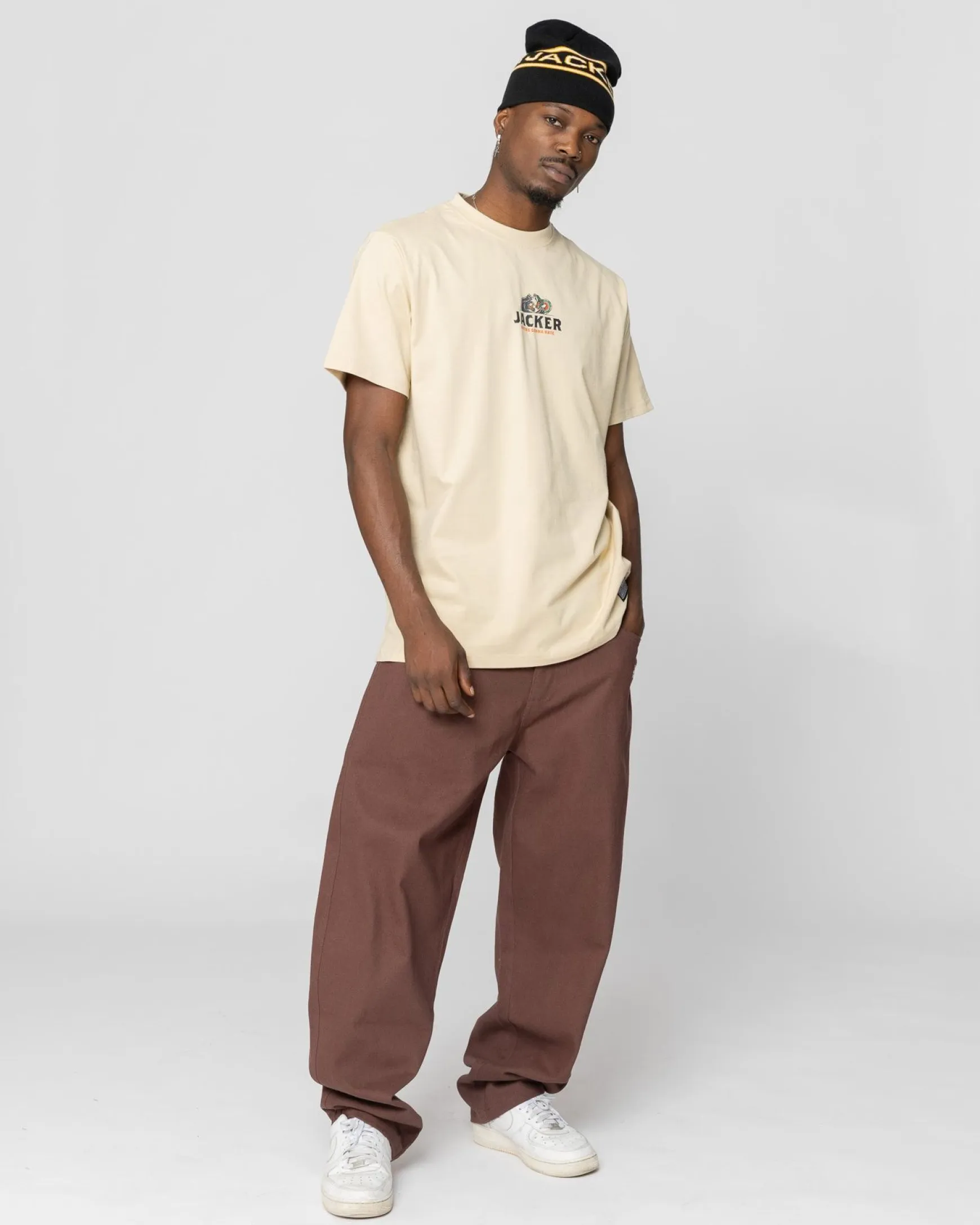 Jacker Haters-T-Shirt-Beige