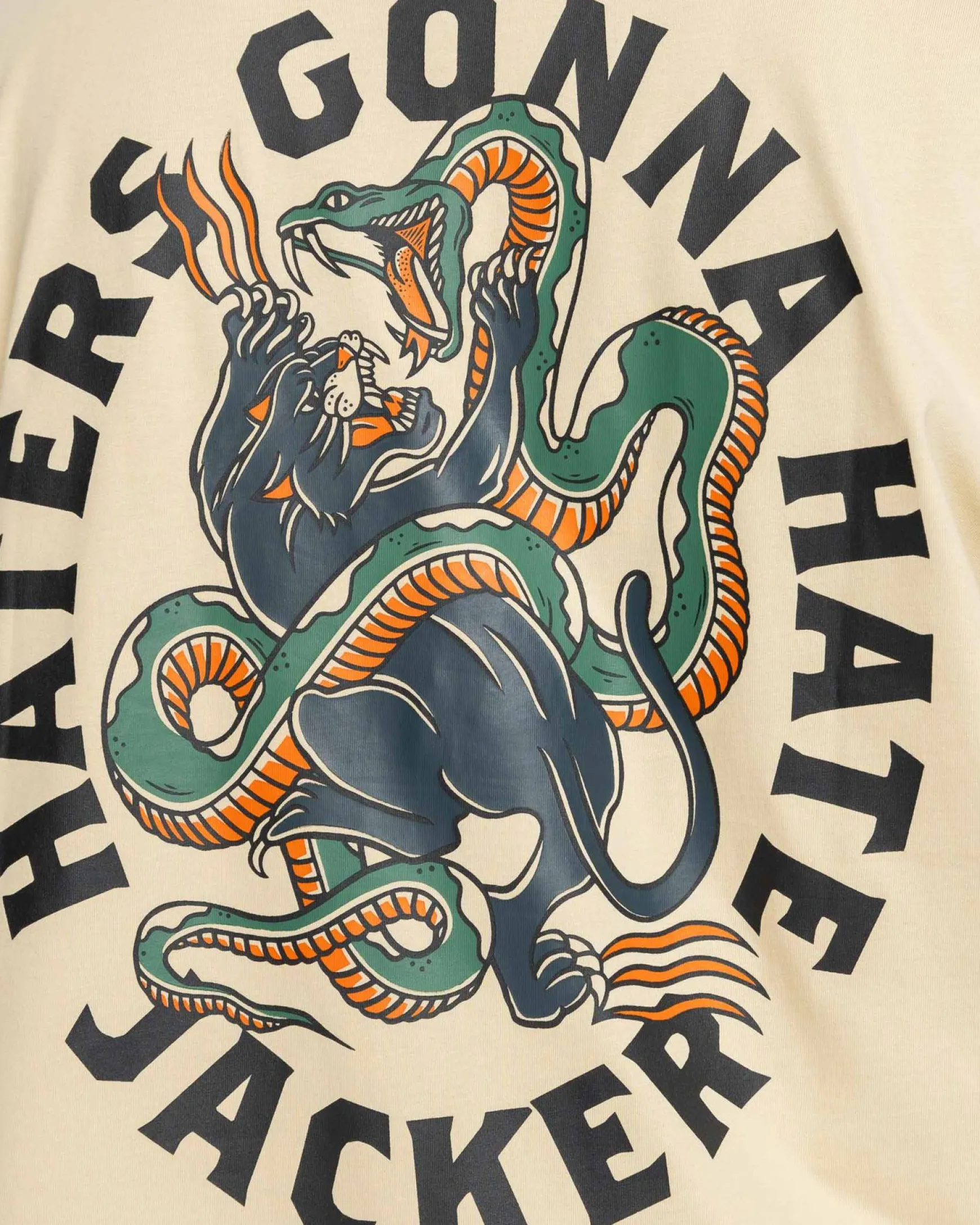 Jacker Haters-T-Shirt-Beige