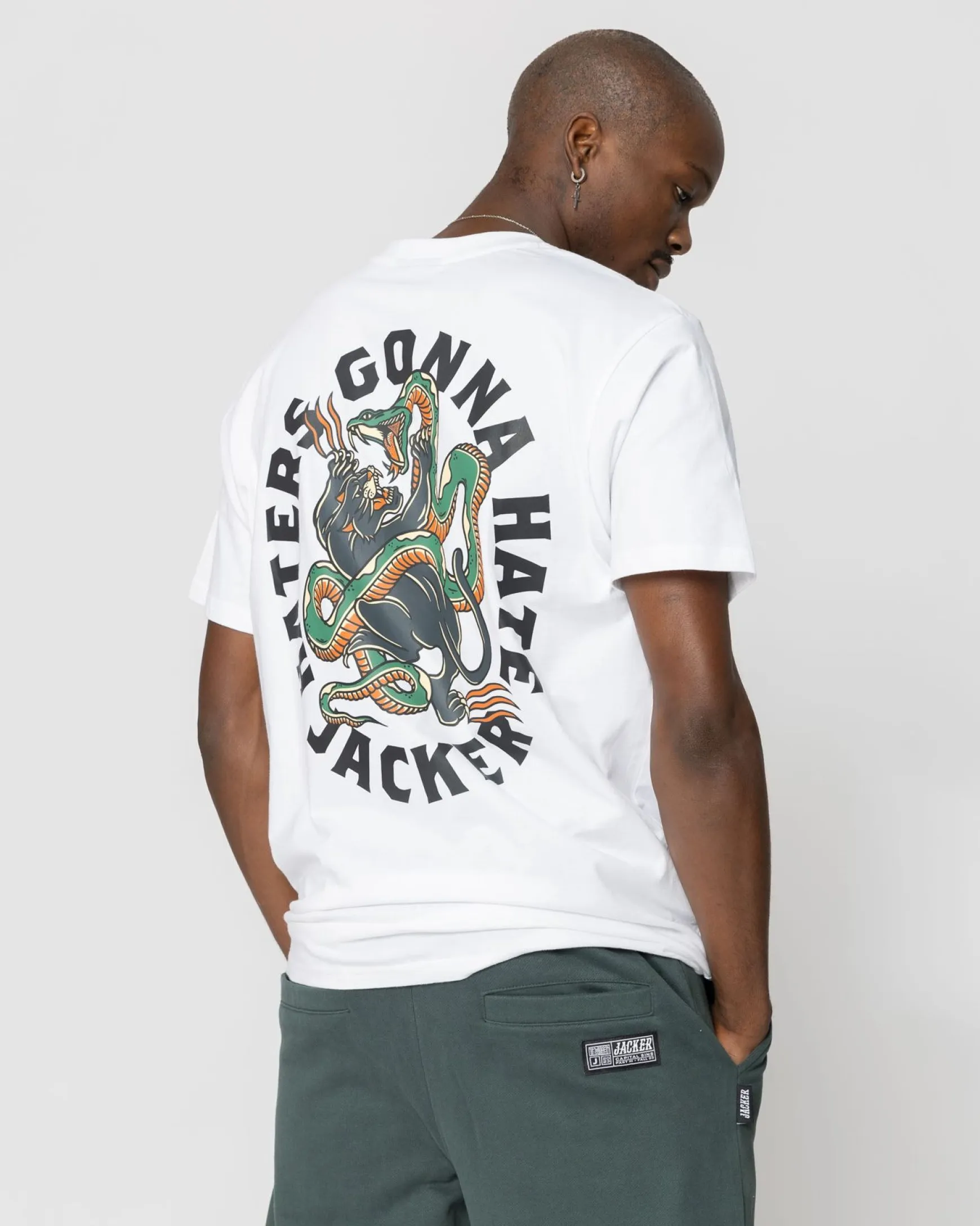 Jacker Haters-T-Shirt-White