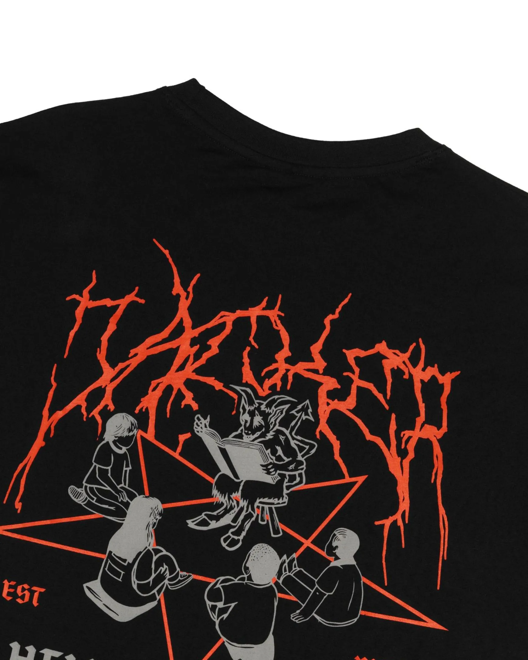 Jacker Hell'S Education-T-Shirt-Black